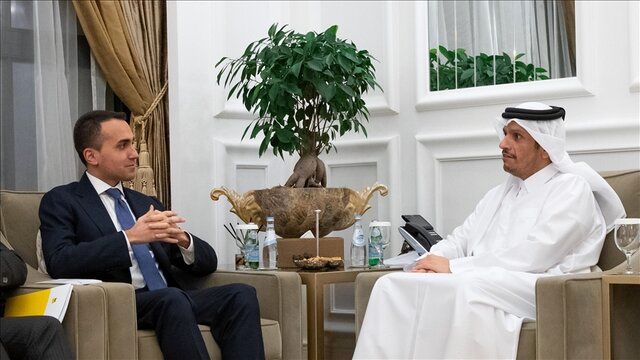 وزرای خارجه قطر و ایتالیا دیدار کردند 