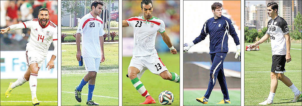 پنج ستاره گم‌شده فوتبال ایران