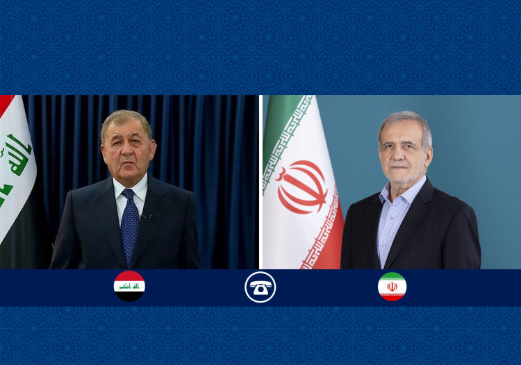 گفت‌وگوی تلفنی رئیس‌جمهور و همتای عراقی/ تاکید طرفین بر پیوندهای خویشاوندی و فرهنگی