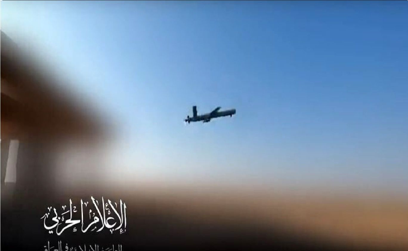 حمله پهپادی مقاومت اسلامی عراق به یک پایگاه هوایی اسرائیل