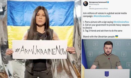 رئیس جمهور اوکراین کمپین جهانی راه انداخت