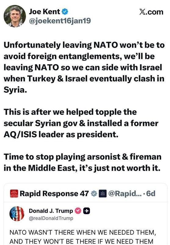 پیش‌بینی جو‌ کنت: اسراییل وارد جنگ با ترکیه می‌شود