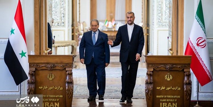 گفت‌وگوی امیرعبداللهیان با وزیر خارجه سوریه درباره تحولات غزه