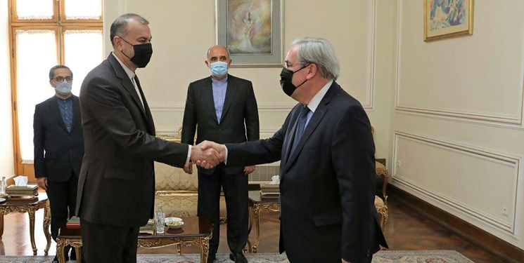 پایان ماموریت سفیر فرانسه در تهران/خداحافظی با امیرعبداللهیان