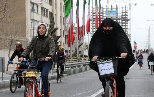 اعلام شروط دوچرخه سواری «بدون اشکال» زنان+جزئیات