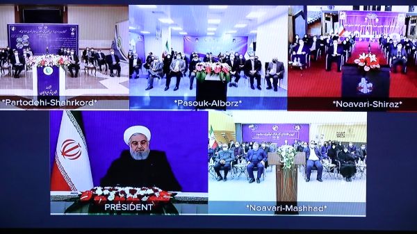 افتتاح طرح‌های کلان ملی دانش‌بنیان توسط روحانی