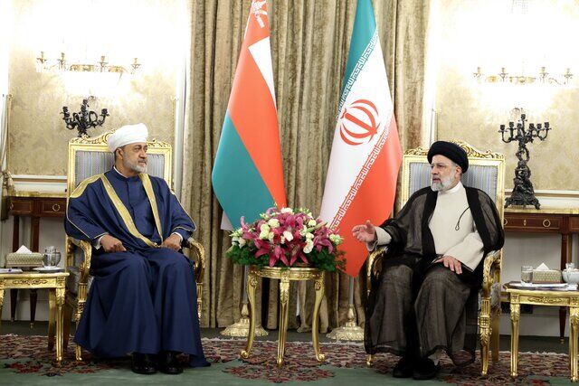 دیدار دوجانبه رئیسی و سلطان عمان