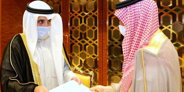 موضوع نامه امیر جدید کویت به پادشاه عربستان