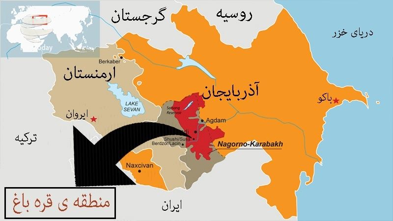 نابودی توپخانه ارتش ارمنستان در حمله هوایی آذربایجان 