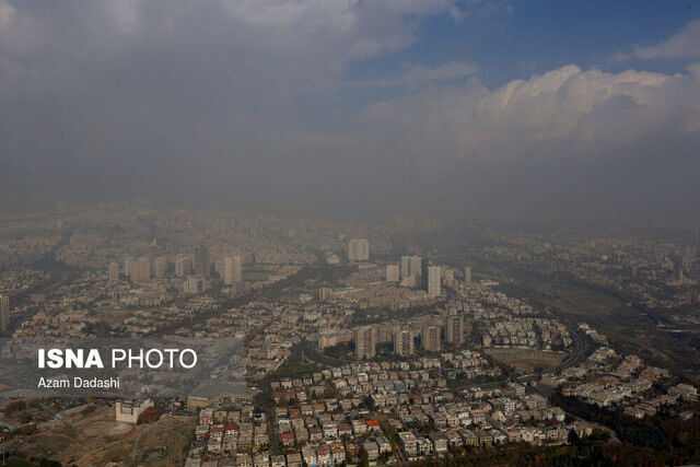 علت آلودگی شدید هوای تهران طی 2 روز گذشته