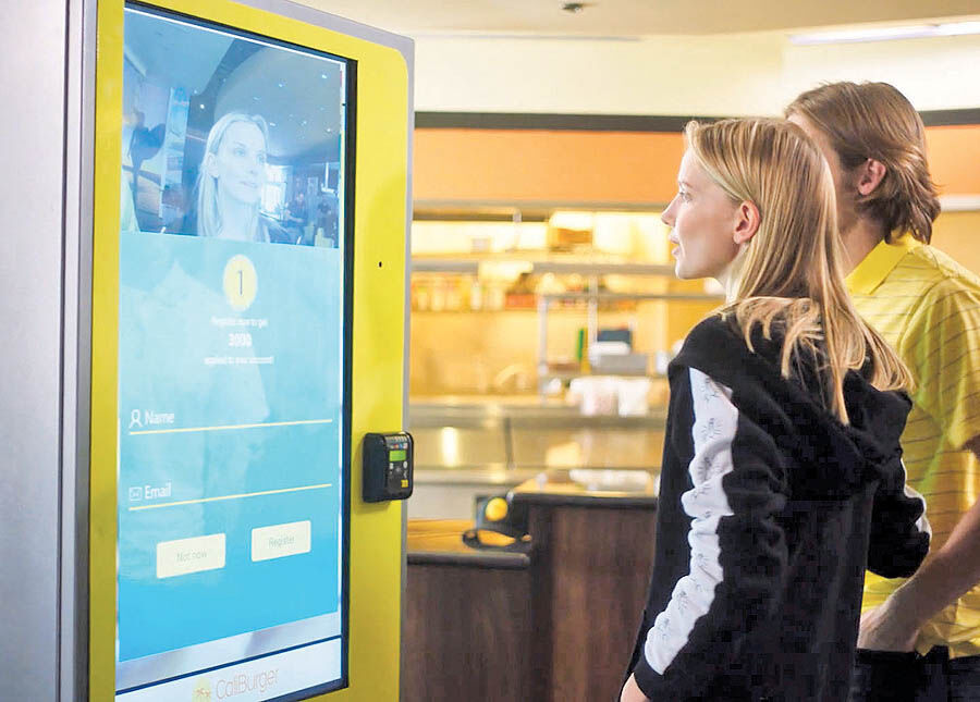 سفارش غذا با فناوری تشخیص چهره 