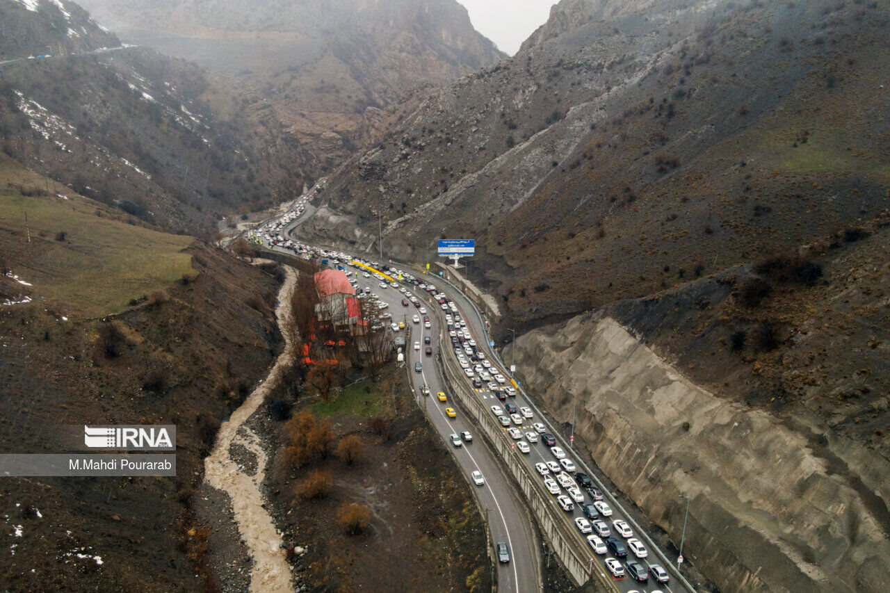 محور کندوان و آزادراه تهران - شمال یک‌طرفه شد