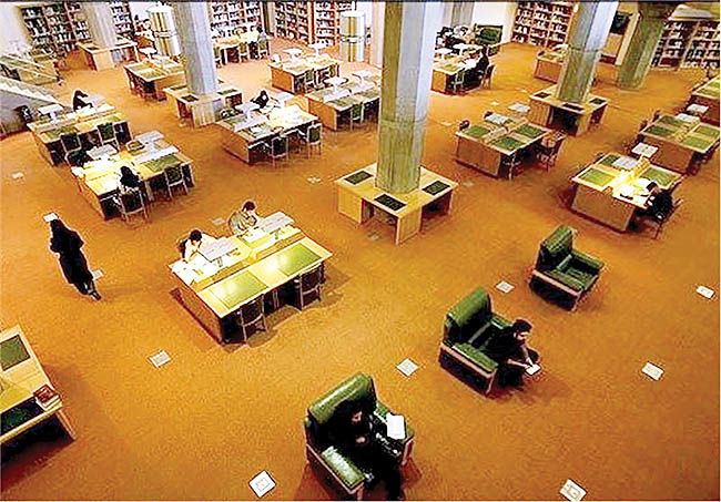 بازگشایی تالارهای تخصصی کتابخانه ملی