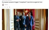 جزئیات فعال شدن مکانیسم ماشه/ اسنپ‌بک بر روی ایران چه تاثیری می‌گذارد؟