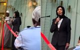 حجاب فرماندار نیویورک حین سخنرانی جنجال به پا کرد