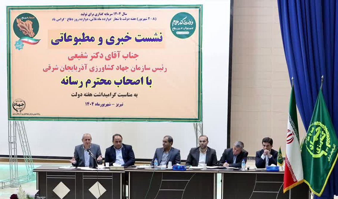 کاهش ۳۰ میلیون مترمکعب آب کشاورزی در آذربایجان شرقی الزامی شد