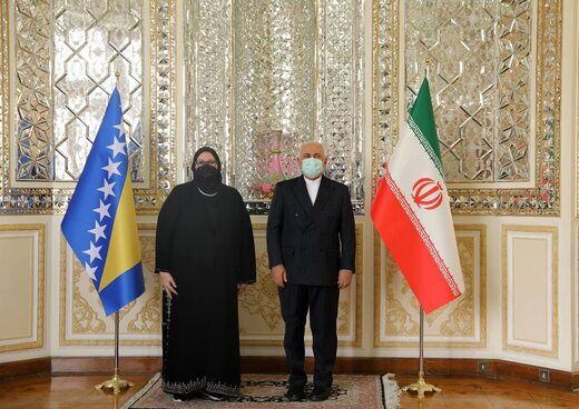 ظریف با وزیر خارجه بوسنی دیدار کرد