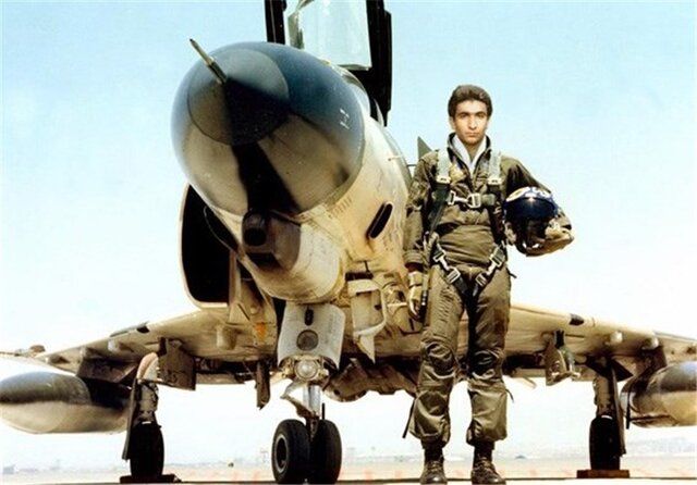 خلبان ایرانی که رویاهای صدام را بر باد داد + عکس