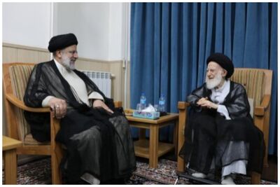 دیدار رئیسی با آیت‌الله العظمی شبیری زنجانی