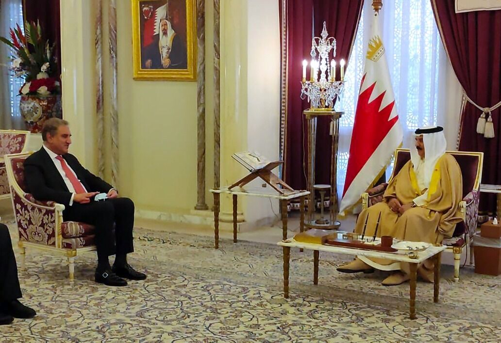 در دیدار وزیر خارجه پاکستان با شاه بحرین چه گذشت؟