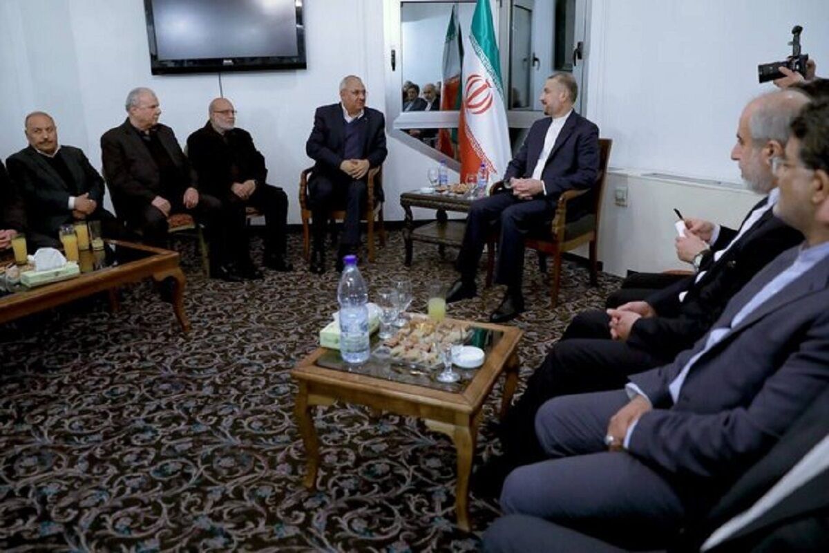 دیدار و گفت وگوی امیرعبداللهیان با برخی از مسئولان فلسطینی
 