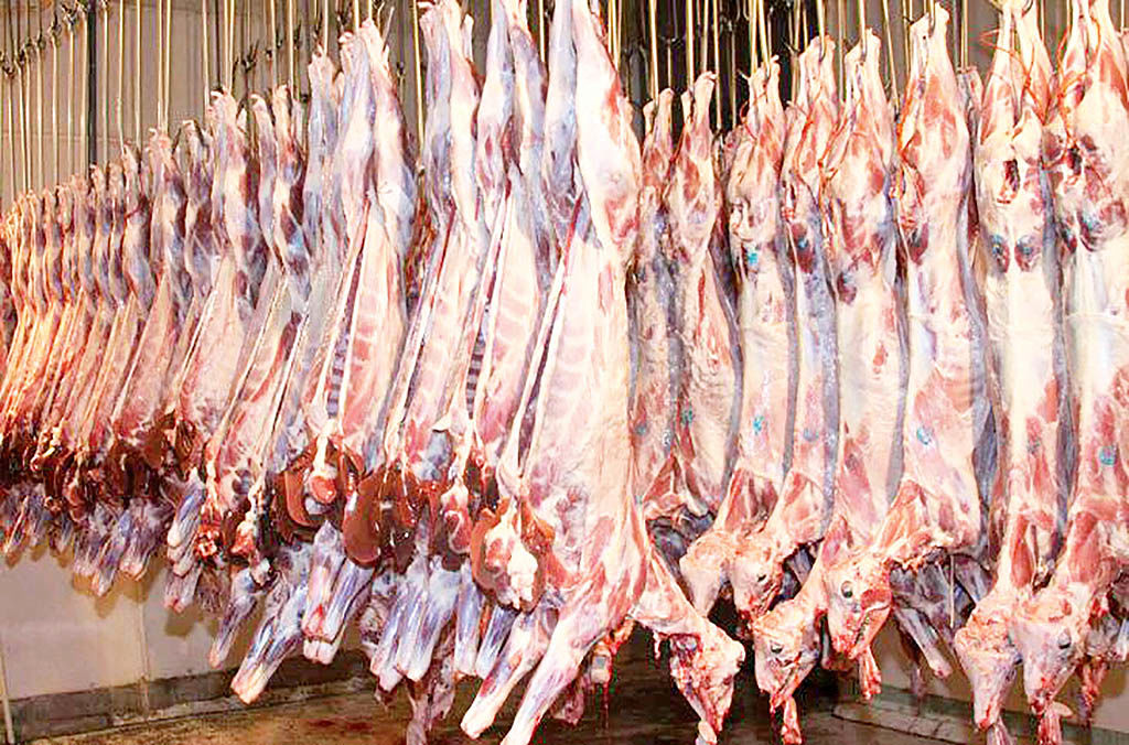 اعلام قیمت گوشت گوسفندی در مغازه