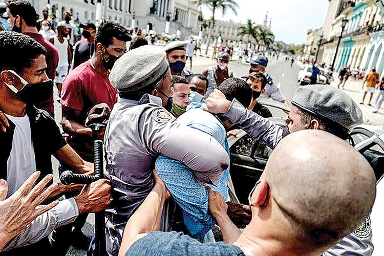 شورش کرونایی در کوبا