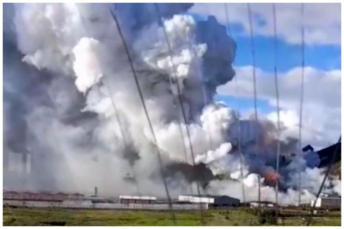 انفجار خونین کارخانه مواد آتش بازی + تعداد کشته و زخمی‌ها