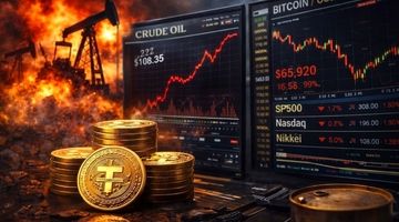 شوک نفت  به بازار رمزارز