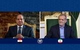 پزشکیان با رئیس جمهور مصر تلفنی گفت‌وگو کرد/ پزشکیان: آمریکا و رژیم صهیونیستی به دنبال تجزیه کشورهای بزرگ اسلامی هستند