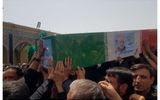 پیکر مطهر شهید طهرانچی و همسرش به خاک سپرده شد