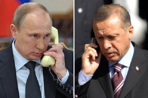 رایزنی تلفنی روسای جمهور ترکیه و روسیه/ قدردانی اردوغان از پوتین!