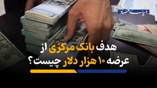 هدف بانک مرکزی از عرضه 10 هزار دلار چیست؟