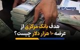 هدف بانک مرکزی از عرضه 10 هزار دلار چیست؟