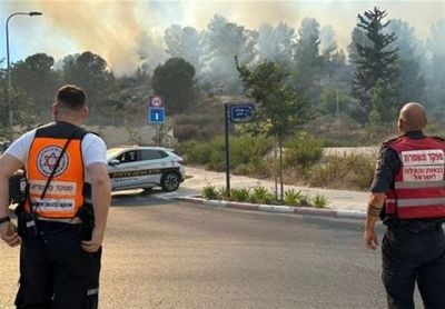 آتش‌سوزی گسترده در این منطقه اسرائیل/ تخلیه محل انجام شد