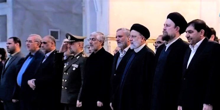 تجدید میثاق رئیسی و اعضای هیأت دولت با آرمان‌های امام راحل