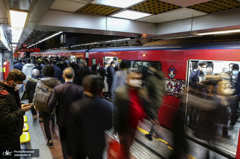وضعیت مترو در تهران با کاهش محدودیت‌ها