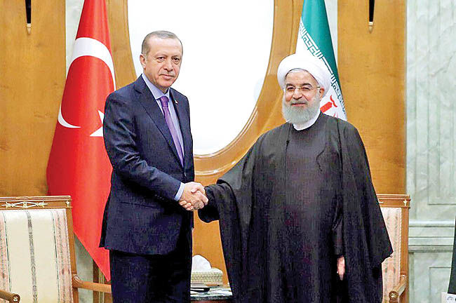 دیدار روحانی با پوتین و اردوغان