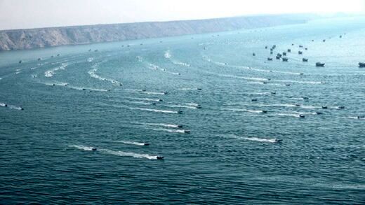 رژه بزرگ نیروی دریایی سپاه دریایی در خلیج فارس
