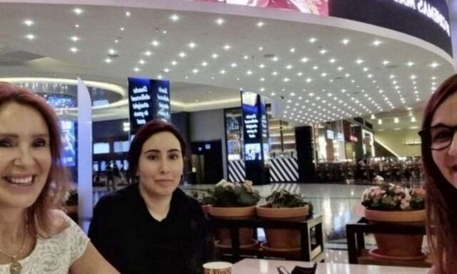 عکسی از دختر حاکم دبی در یک مرکز خرید
