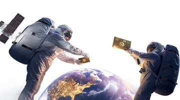 گردش پول در مدار فضا