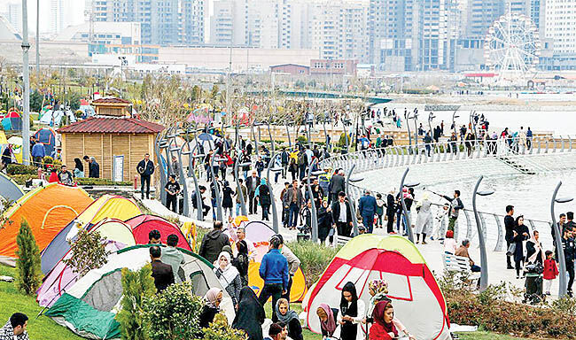 تنبیه گردشگران دریاچه چیتگر