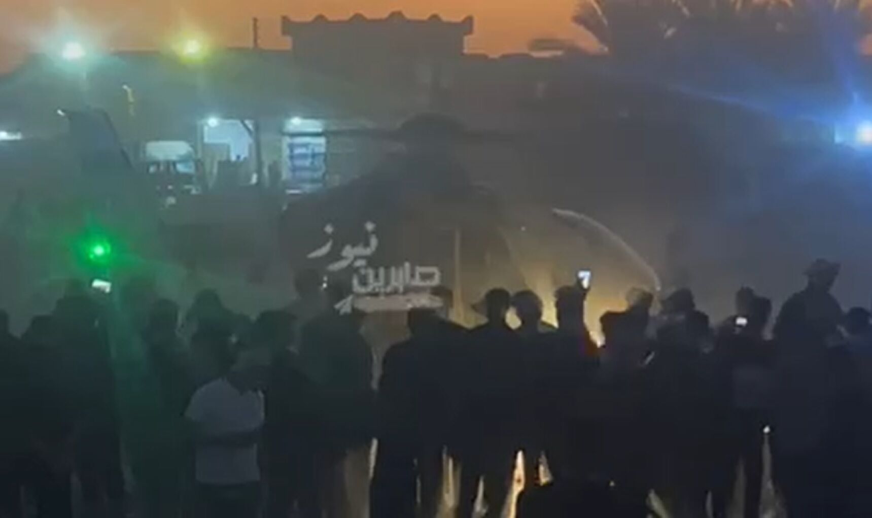 فرود اضطراری بالگرد ارتش عراق در استان بابِل+فیلم