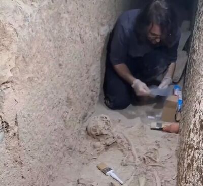 جزئیات جدید از کشف اسکلت انسانی در تخت جمشید 