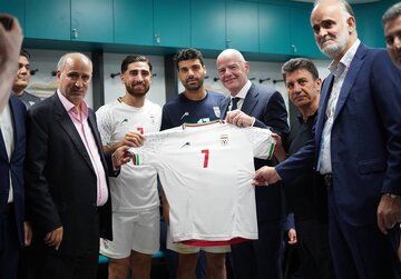 اینفانتینو: حضور ایران در جام جهانی آمریکا را ضمانت می‌کنم