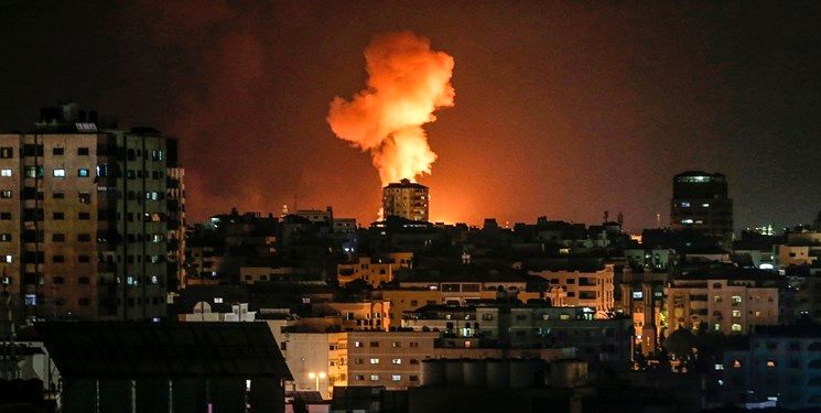 صدای انفجار در مرکز نوار غزه شنیده شد