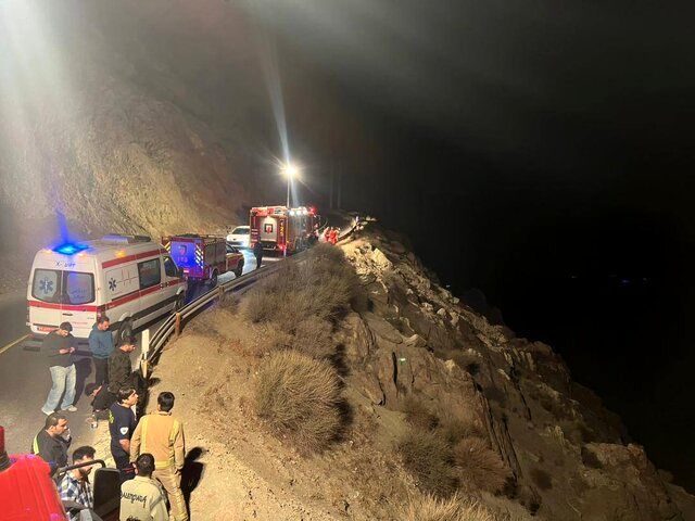 سقوط هولناک یک جوان موتورسوار به ته دره + جزئیات