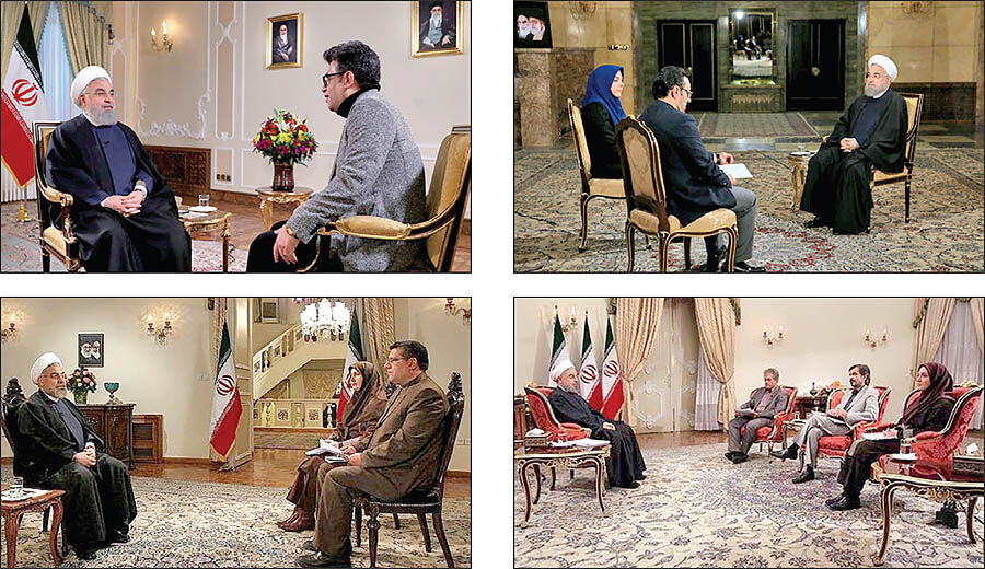 کارنامه گفت‌وگوهای تلویزیونی روحانی