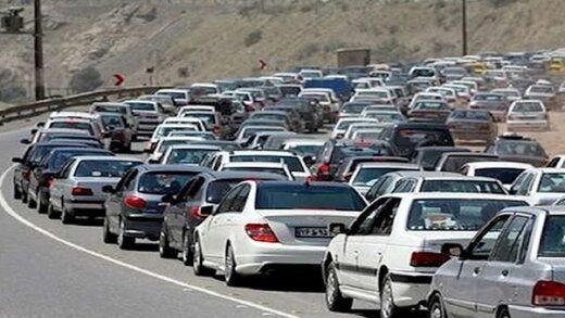 ترافیک در راه‌های منتهی به تهران سنگین است