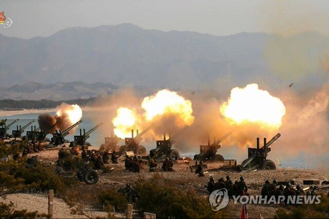 کره شمالی، کره جنوبی را به توپ بست